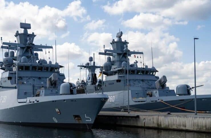 German Navy corvette sabotage Hamburg