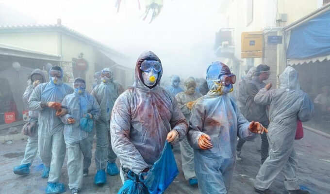 Clean Monday Flour War