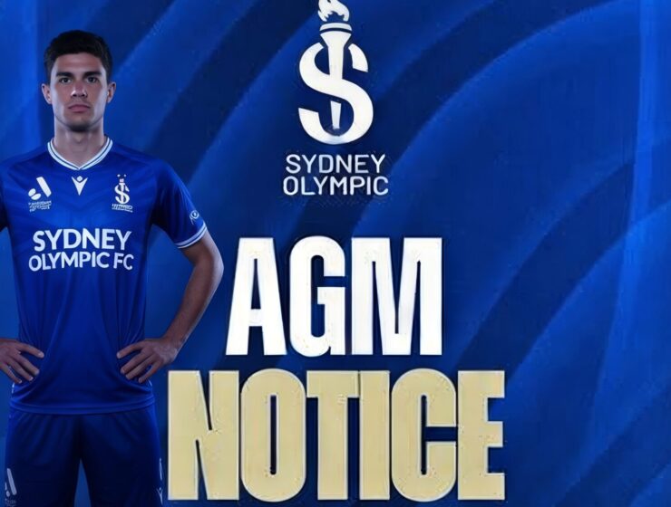 Sydney Olympic AGM preparations featuring Greek-Australian soccer identity.