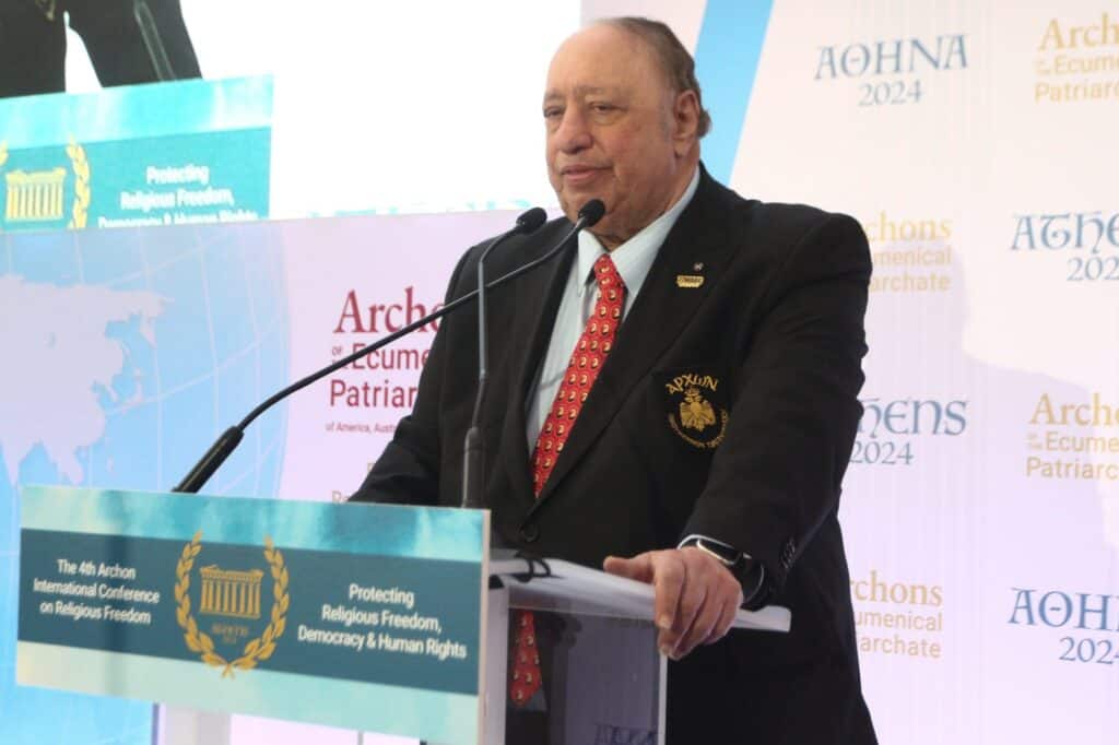 FILE - Greek-American entrepreneur John Catsimatidis. (CHRISTOS BONIS/EUROKINISSI)
