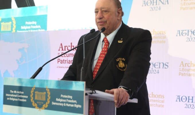 FILE - Greek-American entrepreneur John Catsimatidis. (CHRISTOS BONIS/EUROKINISSI)