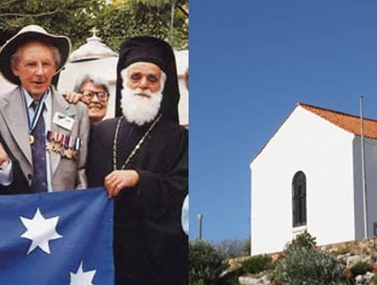 How Australian veteran Geoff Edwards honoured Crete’s Monastery of Preveli after the Battle of Crete in 1941.
