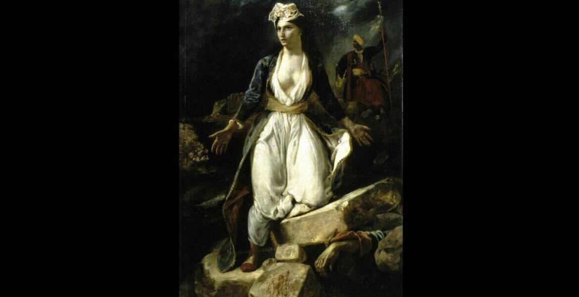 Delacroix’s “Greece on the Ruins of Missolonghi” Returns to Greece for 200-Year Anniversary